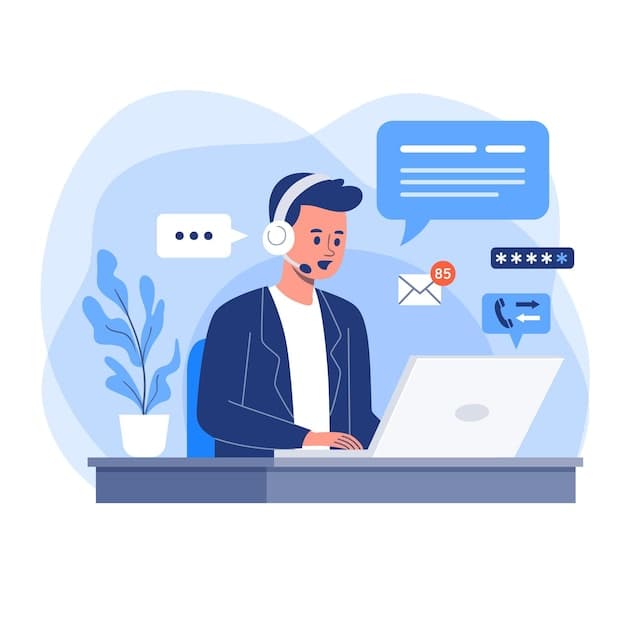 Contact support illustration